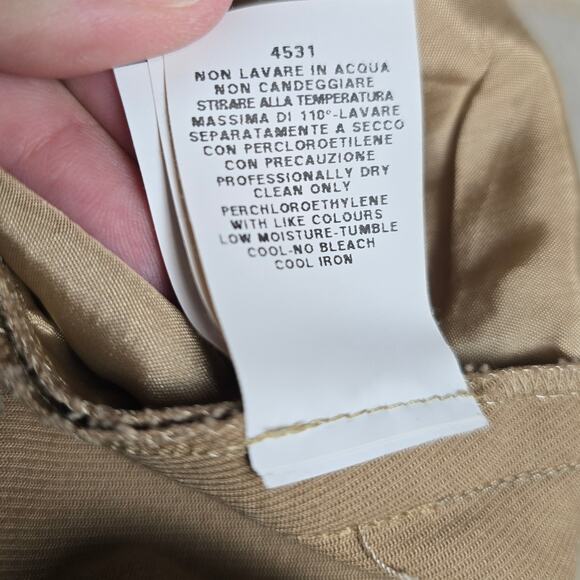 JEAN PAUL GAUTIER Femme Dress 10 Grommets Trim Beige Taupe - Picture 13 of 13